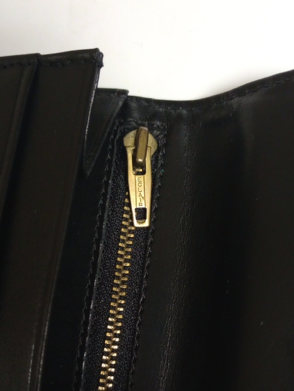 COACH BLACK VINTAGE 1970's GENUINE LEATHER CARD HOLDER SNAP ON MINI WALLET - Picture 8 of 11